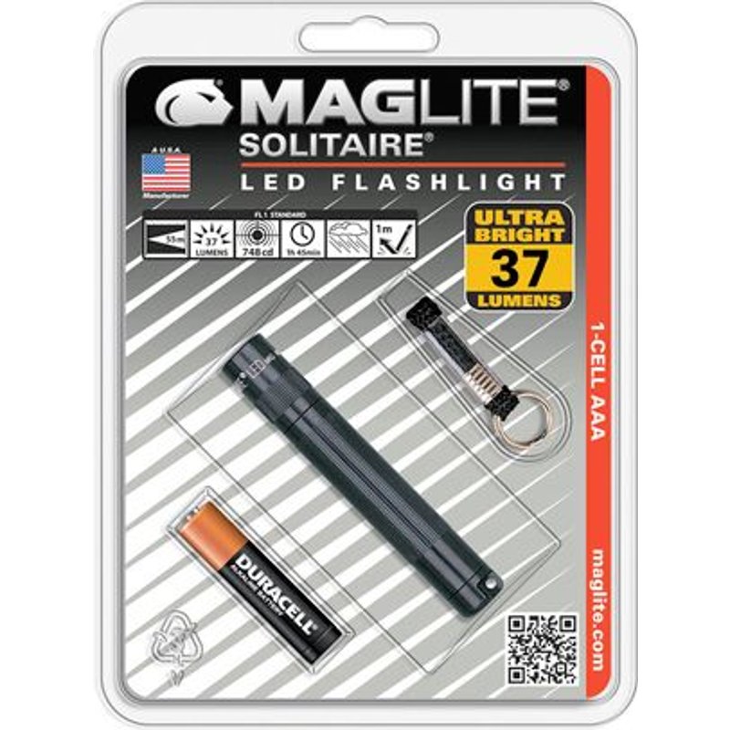 Maglite Solitaire 1aaa/R3 Led Noir Blister