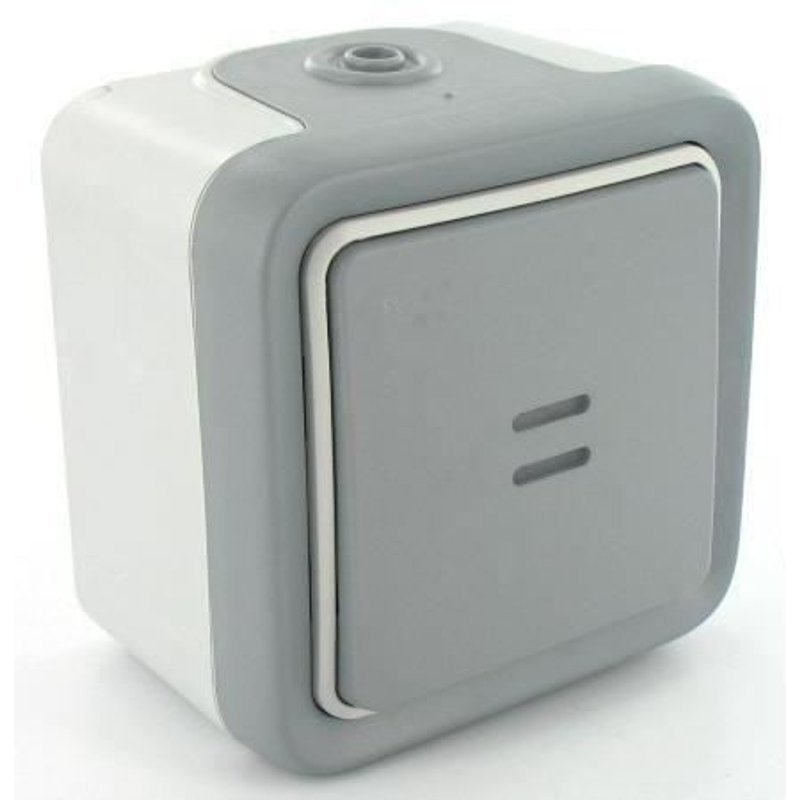 Poussoir NO lumineux Plexo complet