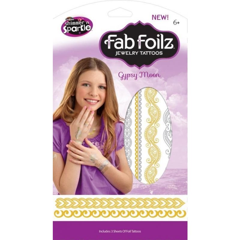 Kit De Tatouage Kanaï Kids Fashion Tattoo Gypsy 20x11,5 Cm