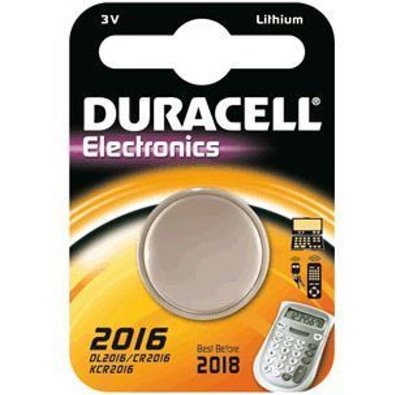 pile lithium duracell cr2016