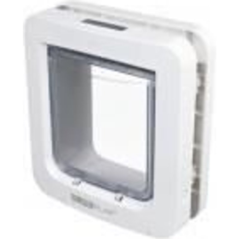 Sureflap Grande Chatiere A Puce Électronique Blanc