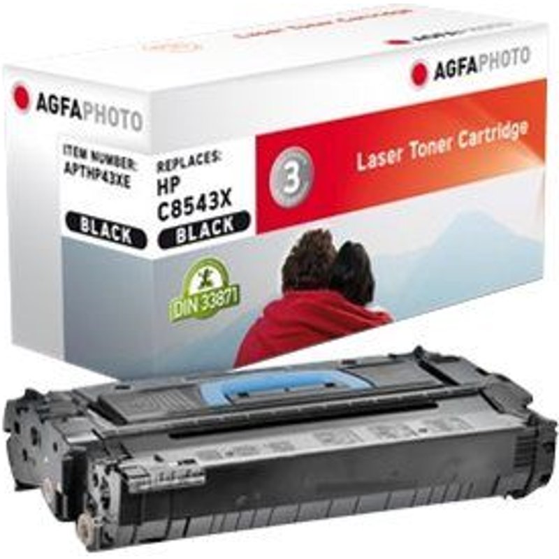 AgfaPhoto - Noir - compatible - cartouche de toner (alternative pour : HP 43X, HP C8543X) - pour HP LaserJet 9000, 9040, 9050, 9055, 9065, 9085