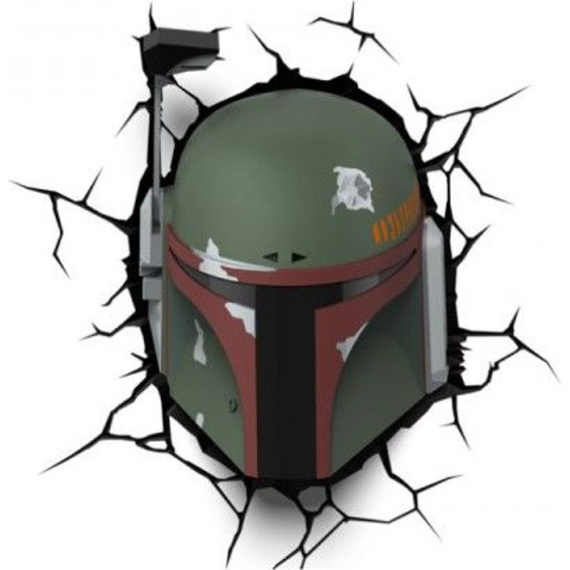 Lampe Murale 3D Deco Light Star Wars - Boba Fett