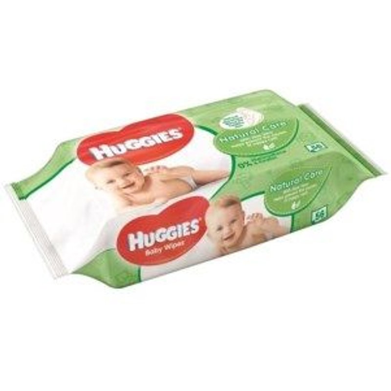 Huggies Nouvelles Lingettes Natural Care X56