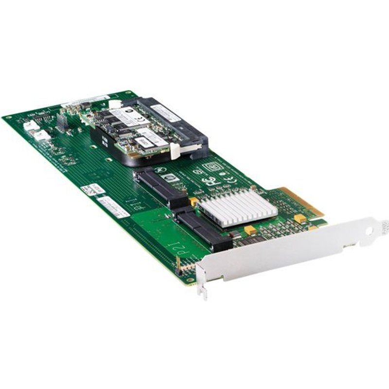 HPE Smart Array E200/128 BBWC Controller - ContrĂ´leur de stockage (RAID) - SATA 1.5Gb/s / SAS - RAID 0, 1, 5, 10, 0+1 - PCIe x4 - pour ProLiant DL165 G5, DL180 G5, DL185 G5, DL320 G5p, DL385 G5...
