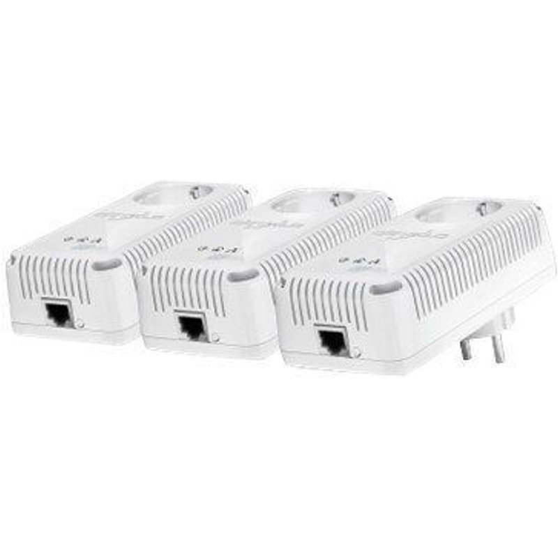devolo dLAN 500 AVplus Network Kit - Kit de réseau - pont - HomePlug AV (HPAV) - Branchement mural (pack de 3)