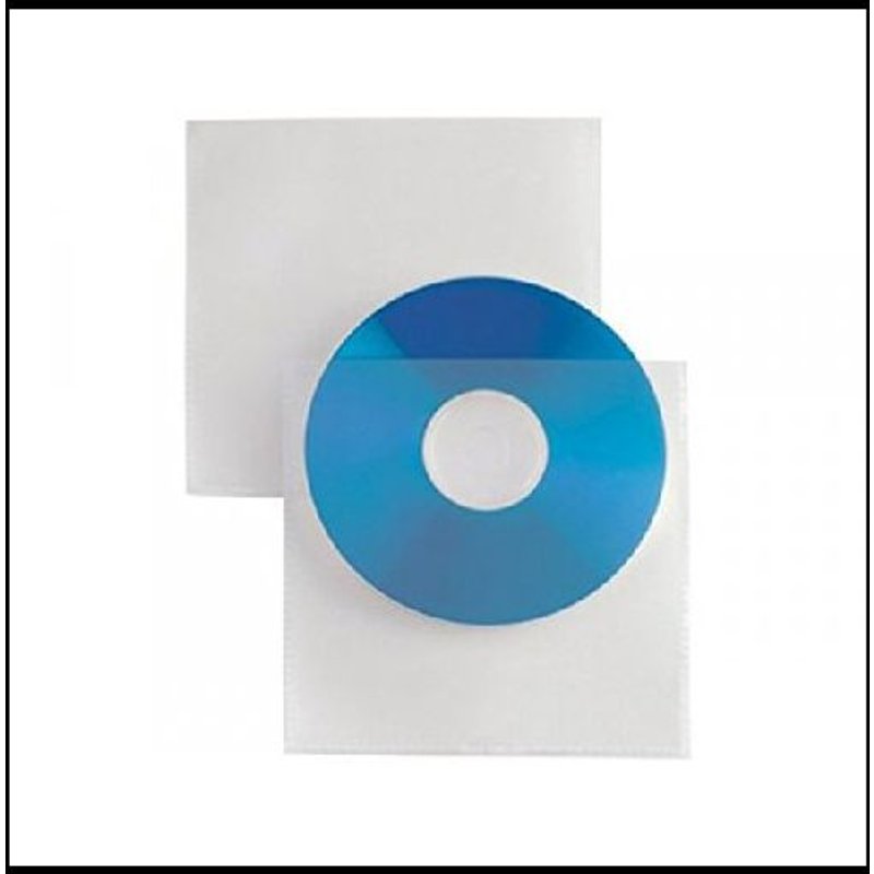 SEI Rota SOFT CD - Pochette CD/DVD - capacité : 1 CD/DVD - transparent (pack de 25)