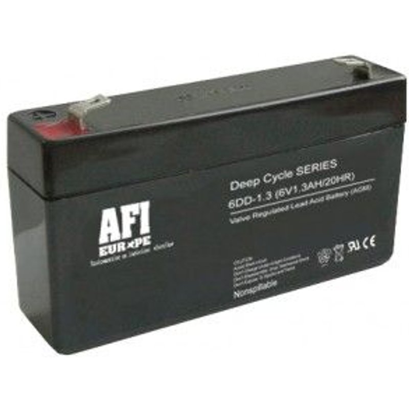 Batterie Stationnaire rechargeable 6V 1,3Ah