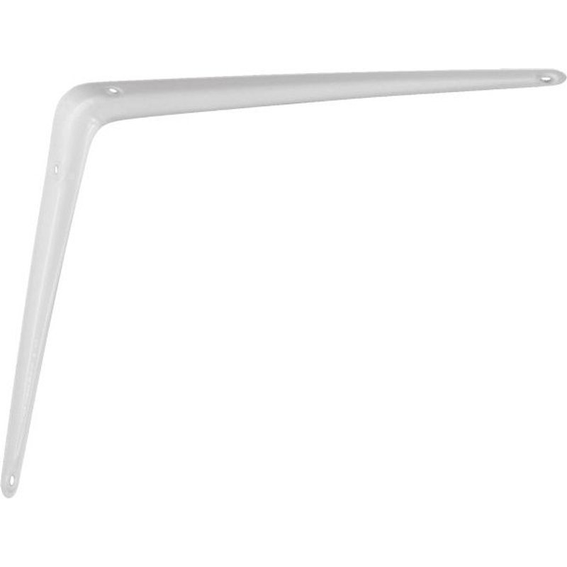 Console emboutie 30x25 cm Blanc BOURG - P-CE300B