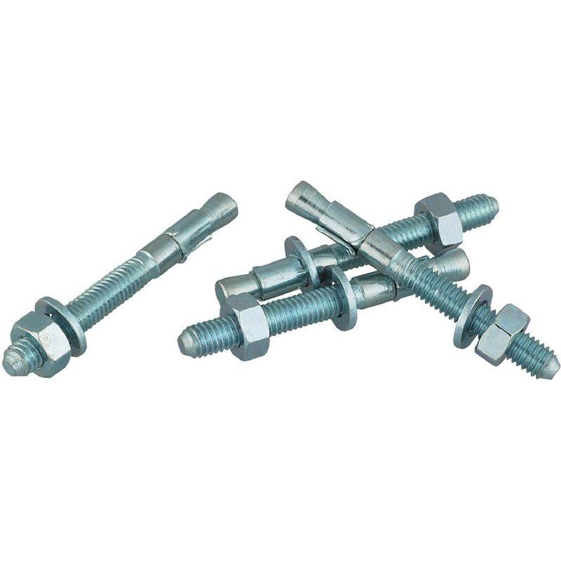 Goujon métallique traversant avec écrou et rondelle FBN Fischer - Longueur 55 mm - Diamètre 6 mm - Vendu par 4