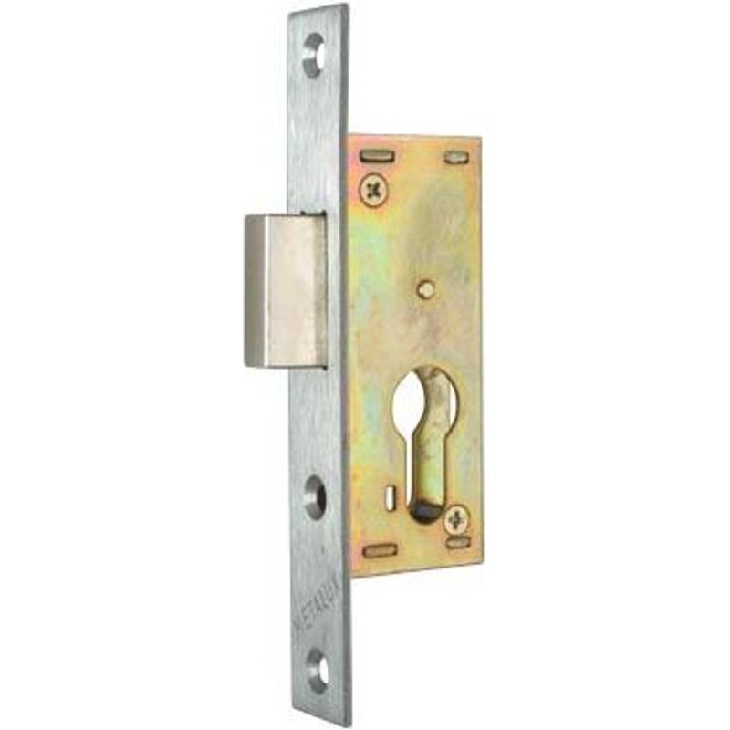 Serrure Ă encastrer 1 point pour porte mĂ©tallique n°14 - pĂȘne dormant seul METALUX 14