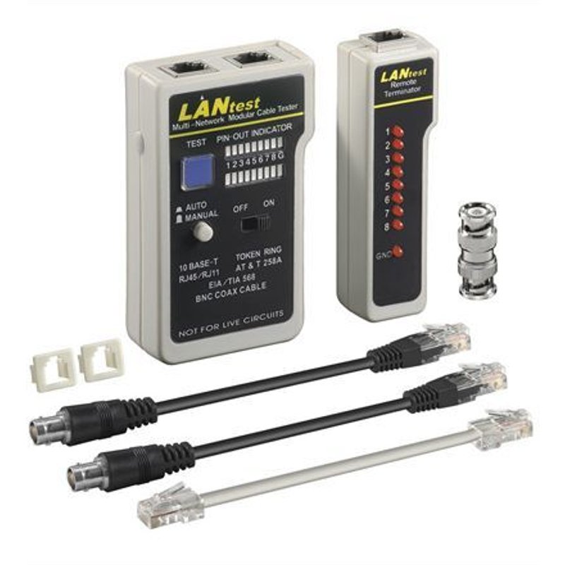GOOBAY TESTER PROFESSIONALE RJ45 E BNC
