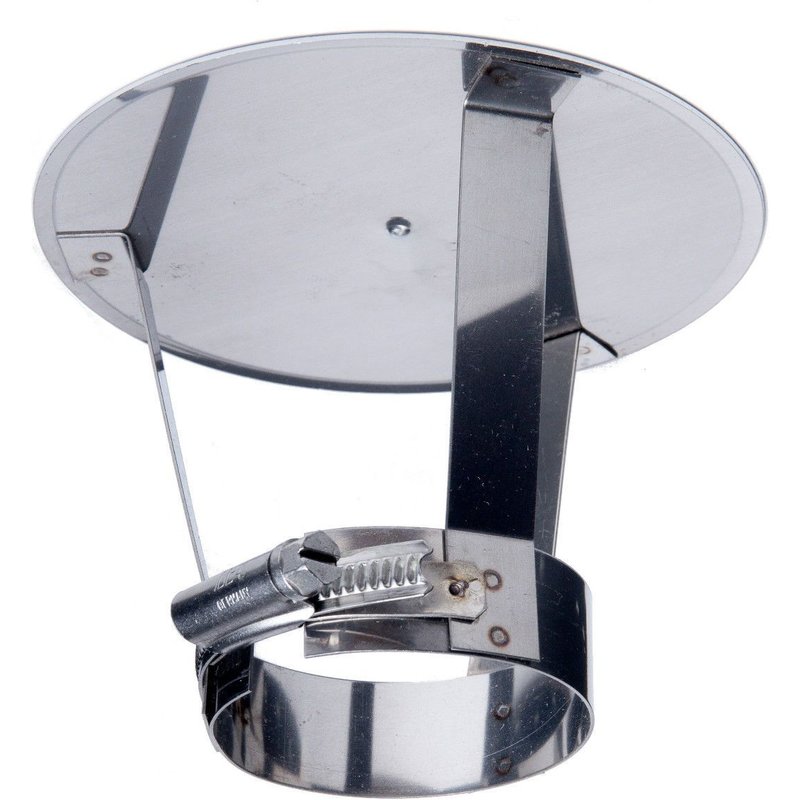 Chapeau de cheminée pare pluie inox DN 120