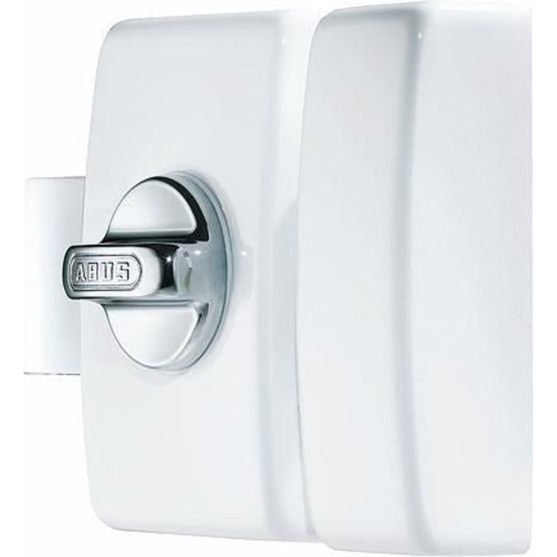 Verrou de porte bouton/cylindre 45 mm - blanc - V83 Styl' ABUS