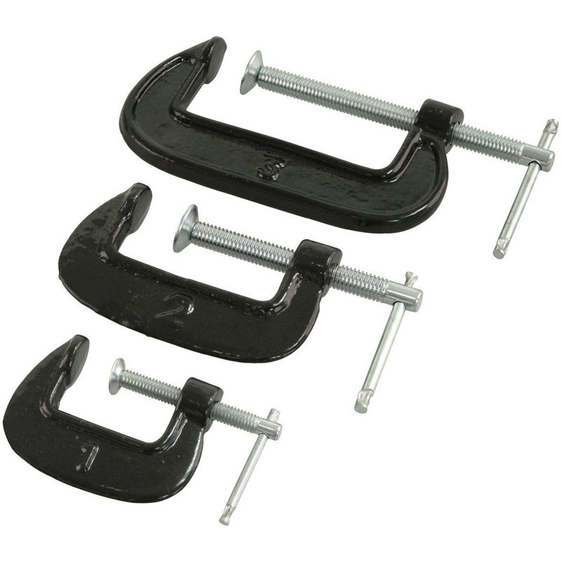 Rolson 14189 Ensemble de trois serre-joints en G