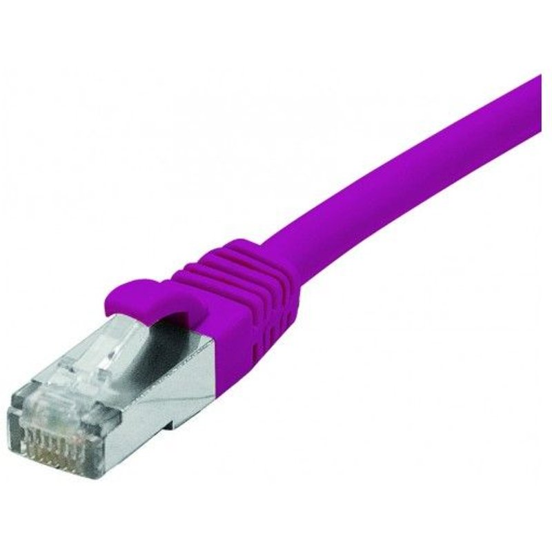 CORDON PATCH RJ45 F/UTP CAT 6 LSOH Snagless Violet - 30 m