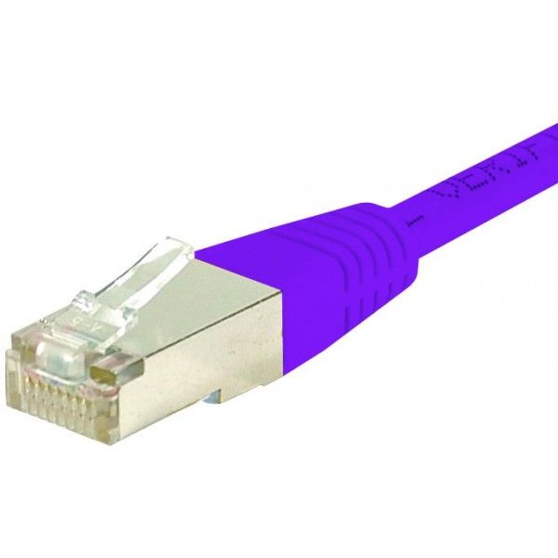 CORDON PATCH RJ45 S/FTP CAT6 Violet - 2 m