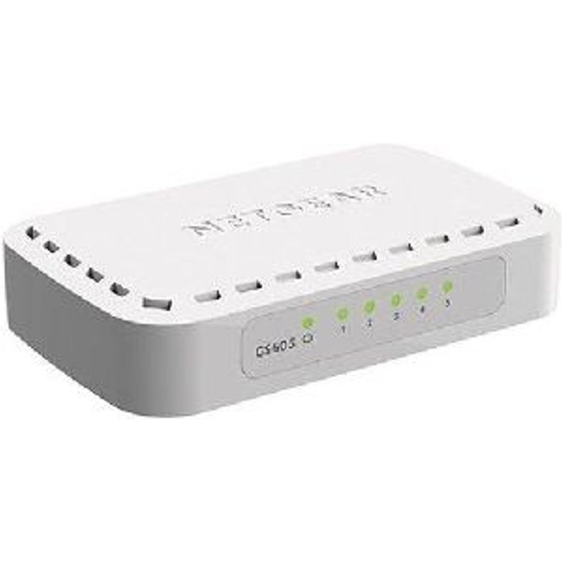 NETGEAR GS605v4 - Commutateur - non géré - 5 x 10/100/1000 - de bureau