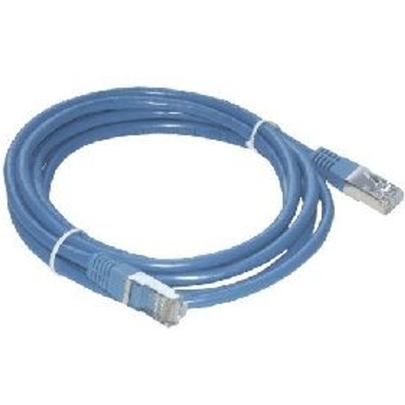 MCL Samar - Câble réseau - RJ-45 (M) pour RJ-45 (M) - 3 m - FTP - CAT 5e - moulé, bloqué - bleu