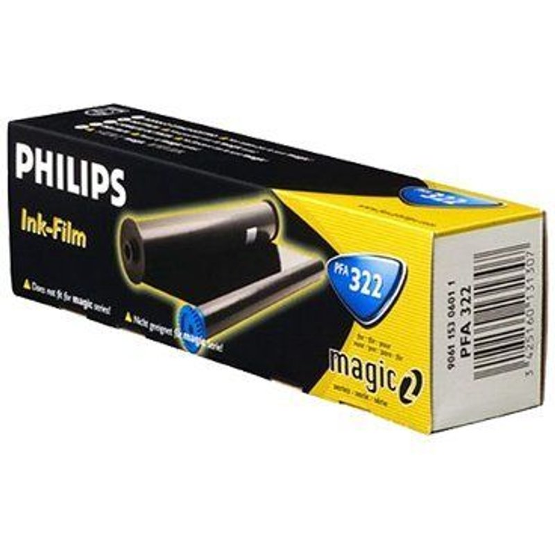 Philips PFA 322 - Noir - recharge ruban d'encre d'imprimante (transfert thermique) - pour Philips PPF484; Magic 2, 2 Primo, Dect 2, Voice 2; Magic2 Dect, Primo, Voice, Xalio