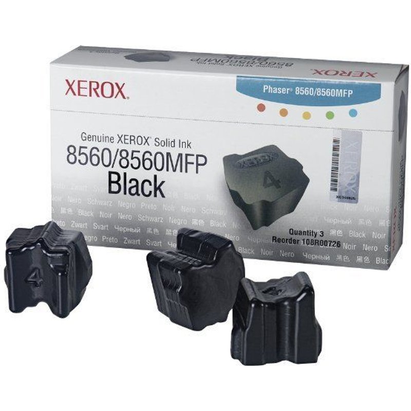 Xerox - Noir - encres solides - pour Phaser 8560