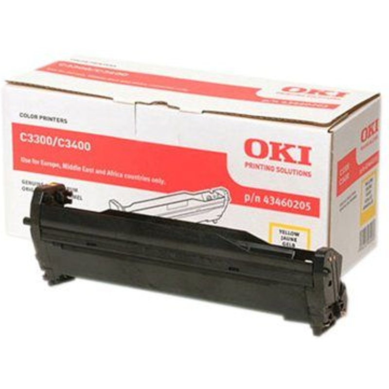 OKI - Jaune - kit tambour - pour C3300n, 3400n, 3450n, 3600n
