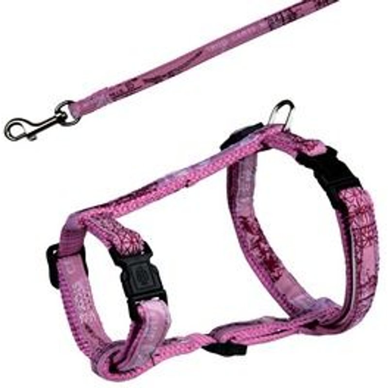 Modern Art Harnais Pour Chats Avec Laisse Paris, 22¿40 Cm/10 Mm, 1,20 M - 41890