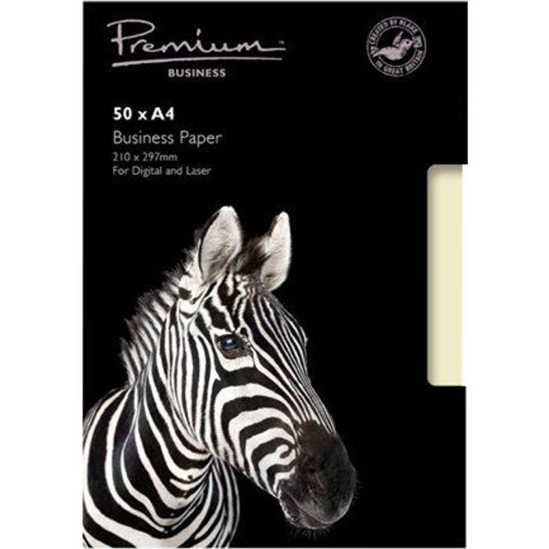 Premium BUSINESS - Papier ordinaire - vélin crème - A4 (210 x 297 mm) - 120 g/m² - 50 feuille(s)