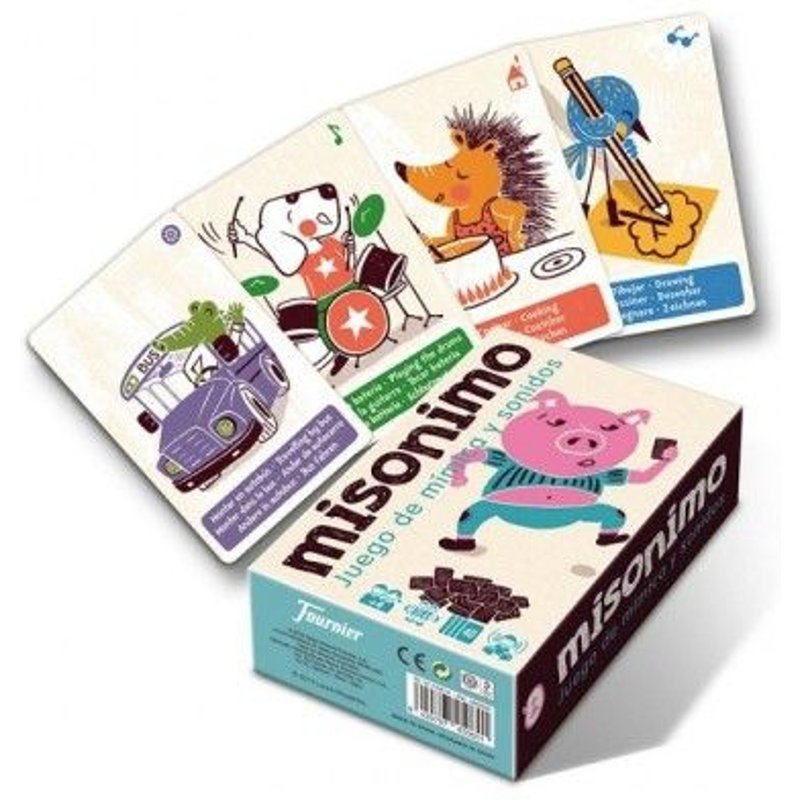 Fournier - 1028152.0 - Jeu De Cartes ?ducatifs - Misonimo - Imitations Et Sons
