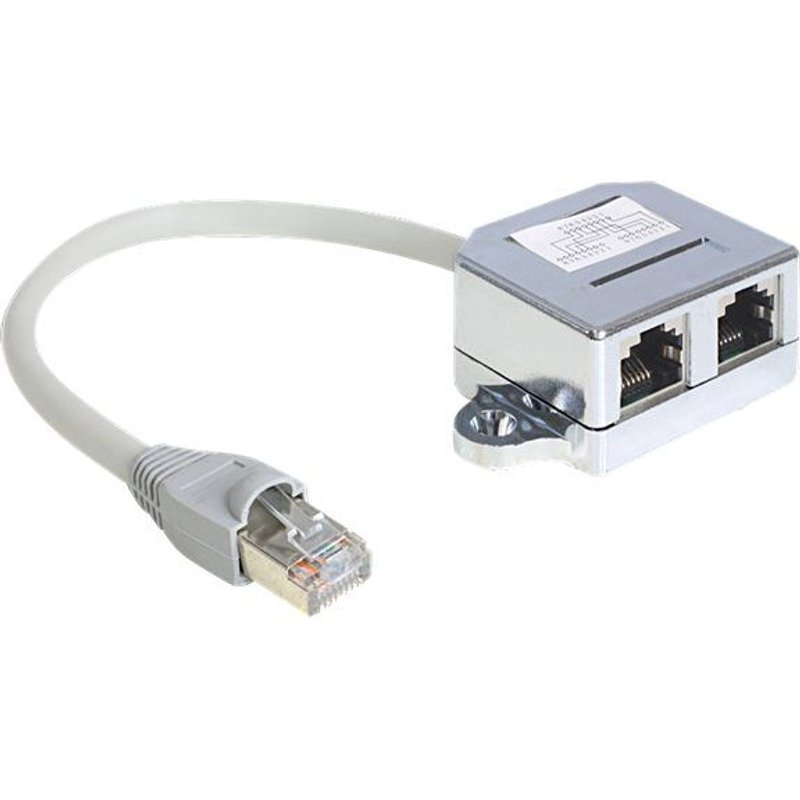 DeLOCK 65441 câble de réseau Gris 0,15 m