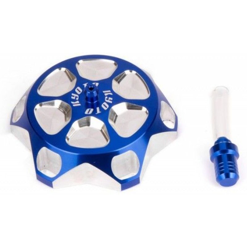 Bouchon de réservoir Kyoto bleu avec valve de mise à lâair pour Ya