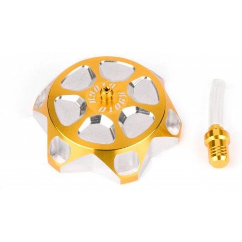 Bouchon de réservoir Kyoto jaune avec valve de mise à lâair pour K