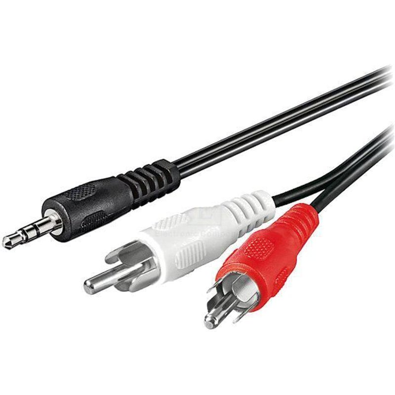 Cable Jack 3.5mm RCAx2 3m