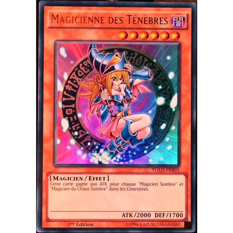 Carte Yu-Gi-Oh Ygld-Frb03 Magicienne Des Ténèbres Neuf Fr