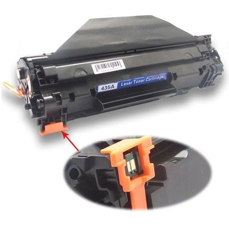 CARTOUCHE LASER COMPATIBLE HP CB435A/ CRG-712 BLACK 1500 PAGES