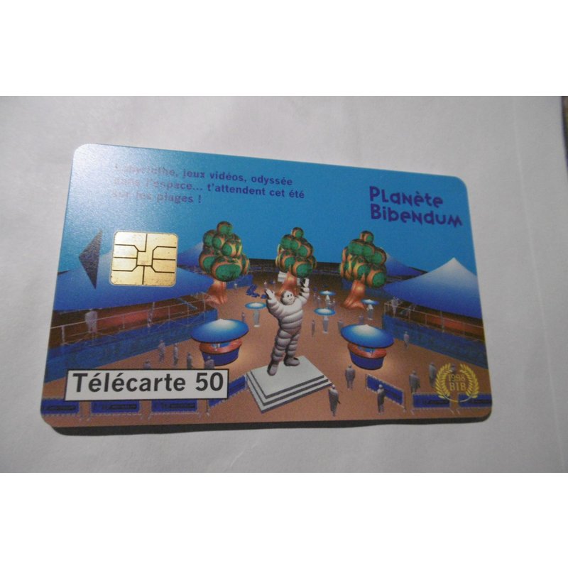 Carte Téléphone - Michelin - Planète Bibedum - 50 U - 06/98