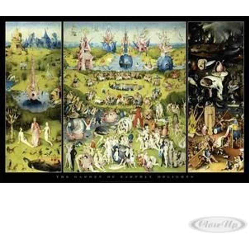 Hieronymus Bosch - Garden Of Earthly Delights - Affiche / Poster Envoi En Tube