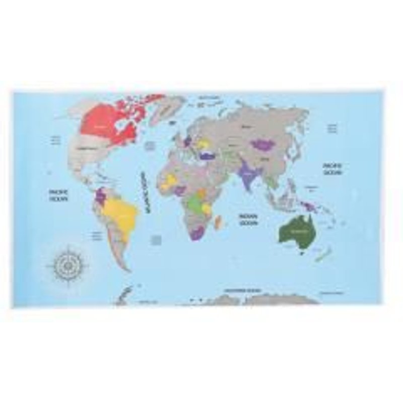 Mappemonde À Gratter