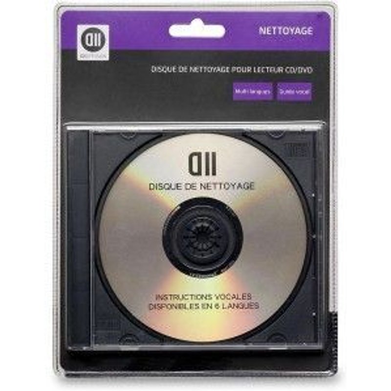 Disque de nettoyage pour lecteur CD