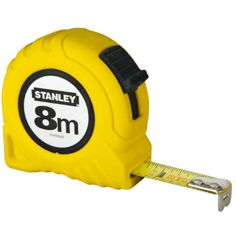 Mètre Ruban Stanley 8m - 25mm (vrac) Stanley - 3253561304576