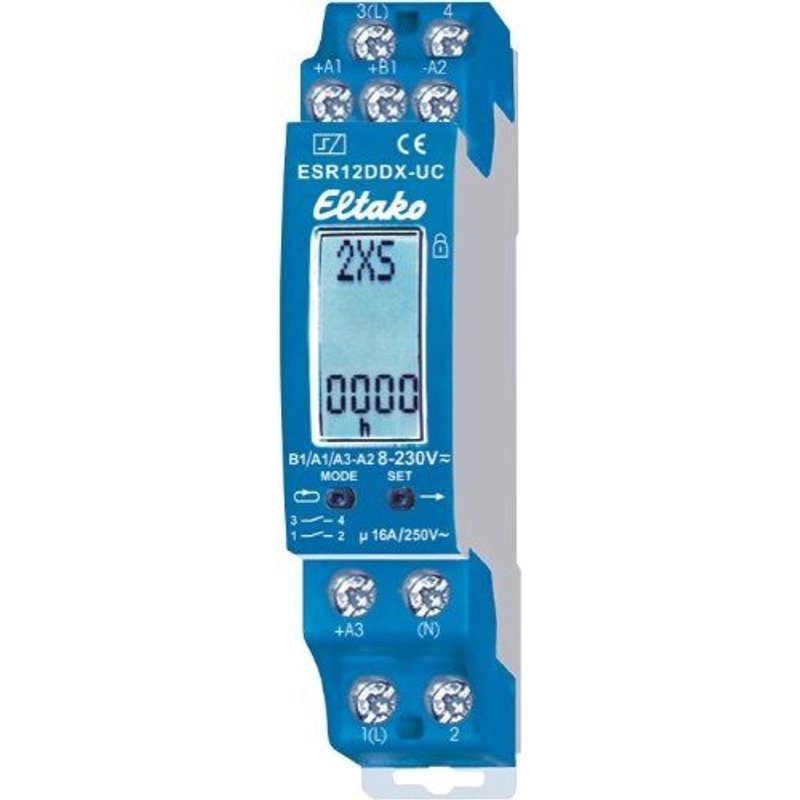 Eltako ESR12DDX-UC Télérupteur-relais de commande multifonctions