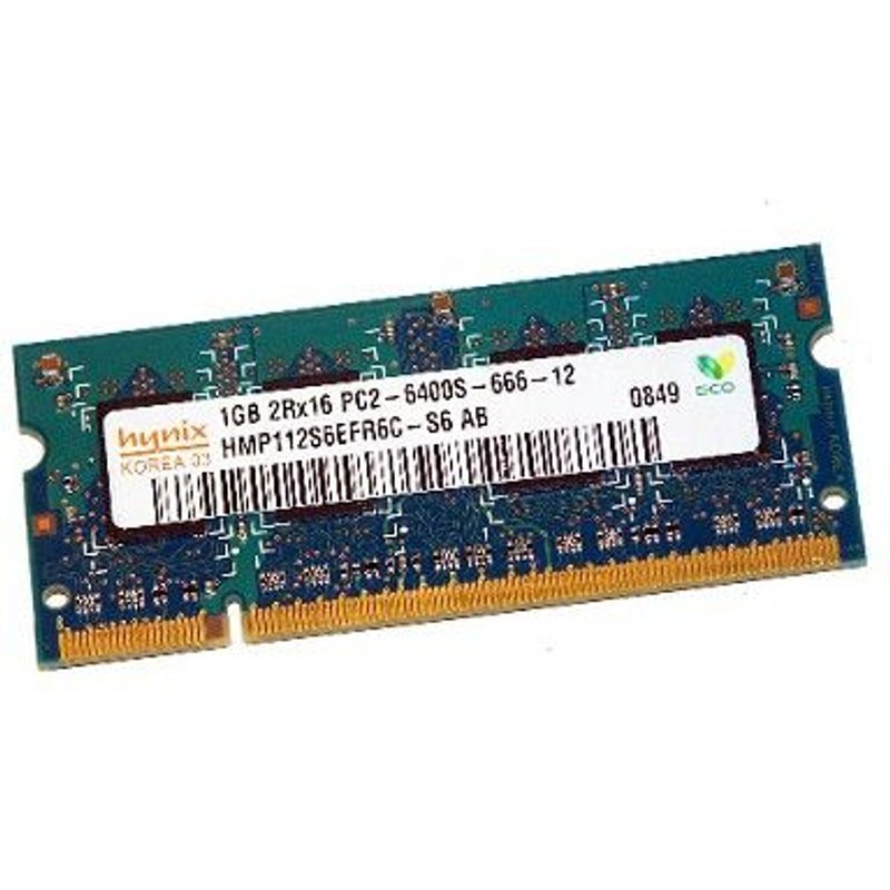RAM PC Portable SODIMM Hynix HMP112S6EFR6C-S6 DDR2 800Mhz 1Go PC2-6400S CL6