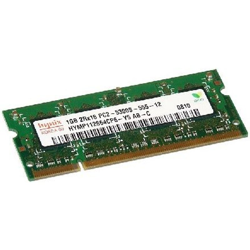 RAM PC Portable SODIMM Hynix HYMP112S64CP6-Y5 AB-C DDR2 667Mhz 1Go PC2-5300S CL5
