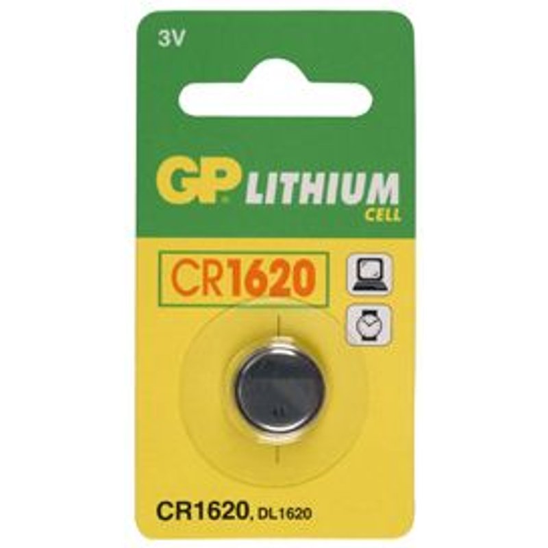 PILE BOUTON LITHIUM CR1620 3V