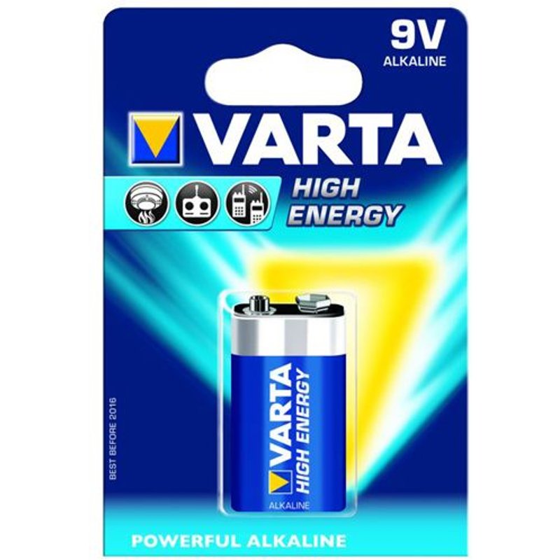 PILE BATTERIE 9 Volt 6LR61 ALCALINE 6LR22 THOMSON