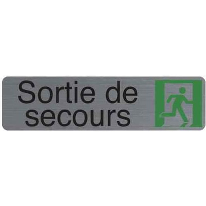EXACOMPTA Plaque de signalisation "Sortie de secours