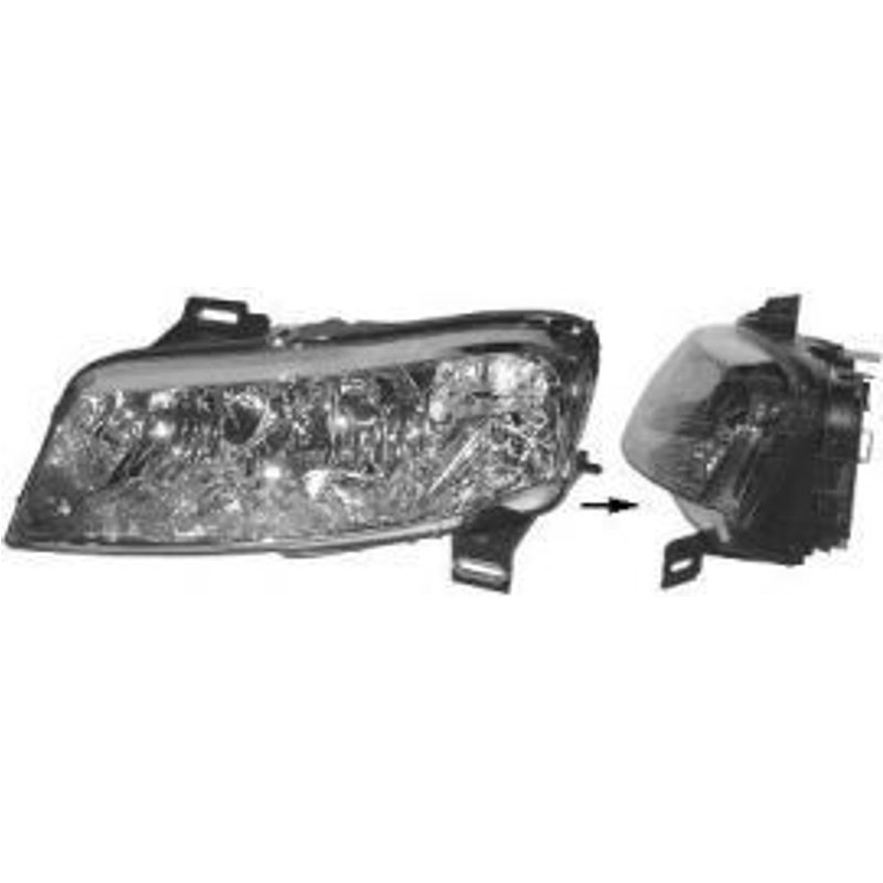 Phare Gauche Avec Clignotant Pour Fiat Stilo Jusqu'à 2003