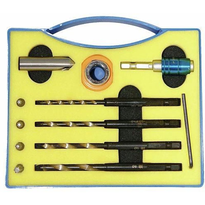 Kit de perçage et de pose pour lames de terrasse bois FISCH