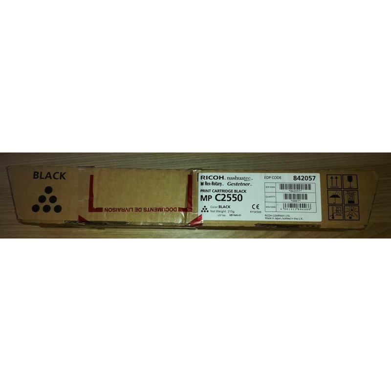 Ricoh Type MP C2550E - Noir - originale - cartouche de toner - pour Lanier MP C2550; Gestetner MP C2550; Nashuatec MP C2550; NRG MP C2550; Rex Rotary MP C2550