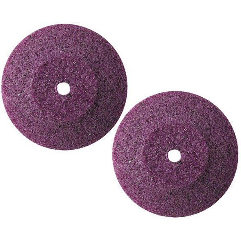 2x Disques a poncer - Diametre 22mm - Acier